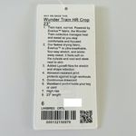 Lululemon  ATHLETICA Crunch Teal Lagoon Wunder Train HR Crop 23" Leggings - US 6 Photo 7