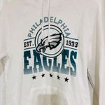 NFL NWT Unisex  Philadelphia Eagles White Hoodie Sweatshirt Sz Small Has‎ A Stain Photo 2