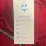 Beachsissi NWT Bikini Swimwear Top Criss Cross Front Cranberry Red M Adjustable Photo 8