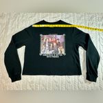Black Crew Neck Long Sleeve Friends Graphic Holiday Sweatshirt Size XS Photo 5