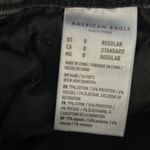 American Eagle Mom Jeans Size 0 | Washed Black Dark Grey Straight Leg Denim Photo 8
