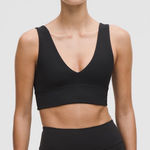 Lululemon  Align™ V-Neck Bra Light Support,
A/B Cup Black Photo 0