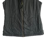 Columbia Dark Green Fleece Lined Zip Up Puffer Vest Women’s Size Small Photo 1