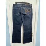 Not of This World Jesus Jeans Size 30 Low Rise Bootcut Baggy 90s Western Blue Photo 4