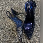PRELOVED TWO LIPS SEQUIN SLINGBACK HEELS Blue Size 8 Photo 0