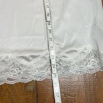 Vintage 70s Bestform White lace trim skirt slip 2x Photo 4