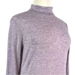A New Day Target Women’s Top Mock Neck Tee Long Sleeve Purple Heather Size XXL Photo 5