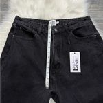 Princess Polly NWT  Y2K Henley Wide Leg Jeans in Black Photo 8