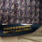 Raphaelo Vintage Wool Jacket/Blazer S11 Berry/Tan. Photo 5