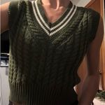 Forever 21 Green Sweater Vest Photo 0