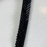 Diagonal Glass Bead Angle Design Stretch Headband Black Photo 1