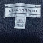 St. John Sport Women's M Navy Knit Vest Classic Sophisticated Layering Blue Size M Photo 5