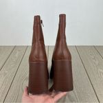 Wild Pair Women's Stellaa Platform Booties 10M Cognac Smooth Faux Leather $90 Photo 6