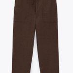 ZARA NWT Textured Dusty Purple High-Waisted Pants Photo 4
