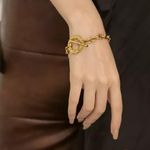 Stainless Steel Women Necklace & Bracelet Set Photo 5