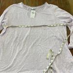 NWT J.Jill Love Linen Pale Orchid Top Size Large Purple Photo 3