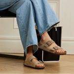 Birkenstock  Betula Arizona Sage Suede Leather Double Strap SIZE 39 Narrow Photo 0