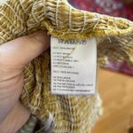 Urban Outfitters  Mustard Yellow Gingham Shirred Puff Sleeve Milkmaid Top Photo 5