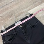 Current/Elliott Current Elliott the kick jean in jet black w/ raw hem Photo 8