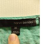 Harvé Benard Harve Benard Women's Size Medium Green Boho Tassel Top Washable Linen Blend Photo 3