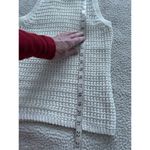 Madewell  Crochet Tank Top Knit Crewneck Sweater Boho Ivory Racerback NO992 XXS Photo 8