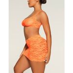 SKIMS  Stretch Lace Skirt | Neon Orange Photo 2