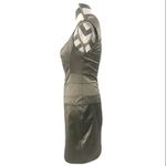 ASOS  Taupe Satin Square Neck Dress - Size 6 Photo 3