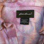 Eddie Bauer 🎈 Tie Dye Heavier Weight Cotton Button Down Shirt Shacket Size Small Photo 7
