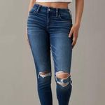 American Eagle 360 Ne(x)t Level Stretch Distressed Hi-Rise Jeggings 00 Short Photo 0