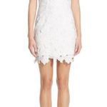 ASTR The Label Off White Floral Lace Overlay Sleeveless Dress Photo 1