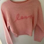Endless Rose  Love Chenille Sweater in light pink Photo 0