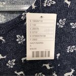 Urban Outfitters  Romper Waffle Thermal Deer Floral Blue New Small Photo 5