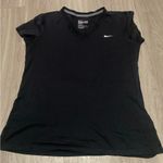 Nike  Women's Black V-Neck Dri-FIT Tee Photo 0