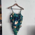 Boutique Green Yellow Tropical Floral Off Photo 5