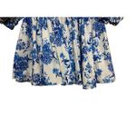 Caroline Constas Floral Tops White Size L Photo 2
