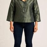 Chinese Embellished Top Womens Green Metal With Gold Bo Xi Hua Fu Size L Size L Photo 0