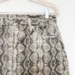 BlankNYC Womens Skirt Sz 27 Gray Henrietta Snakeskin Mini Y2K Grunge Streetwear Photo 5