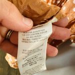 ByTiMo Women's Light Brown White Polka Dot Tie Waist Ruched Dress Size Medium Photo 10