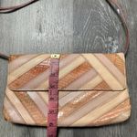 Vintage Pastel Pink Peach Snakeskin Crocodile Bag Photo 8