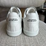 Isabel Marant Beth Leather Triple-Grip Tennis Sneakers Photo 3