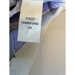 Lands' End Tankini Top Size 4 Square Neck Paisley Wireless Soft Cup Navy Blue Photo 4