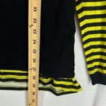 The Ragged Priest  Striped Mind Control Long Sleeve Layered Mens XS Black Yellow Photo 3