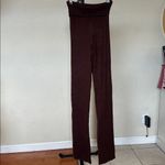 House Of CB  Ama CHOCOLATE CASHMERE BLEND TROUSERS size XS Photo 4