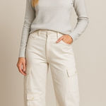 The Frankie Shop B24  HAILEY OVERSIZED CARGO PANTS Size Medium Photo 0