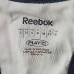Reebok small grey gold build in bra athletic racerback tank top Photo 2