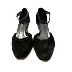 Donald J. Pliner size 6.5 M Couture France made in Italy leather‎ suede wedges Brown Photo 4