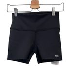 Alo Yoga 3" HIGH-WAIST AIRLIFT SHORT BLACK Size M NWT Photo 3