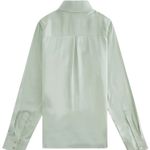 Kith Rosewood Satin Button Up Top Fluorite Green Womens Size M Photo 3