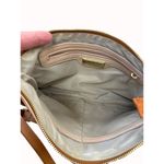 Valentina womens cream genuine Italian Leather womens shoulderbag purse SKU 6651 Photo 9