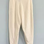 ZARA NWT  Premium Soft Knit High Waist Cream Joggers Photo 0